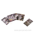 Customized clear printing plastic playing cards